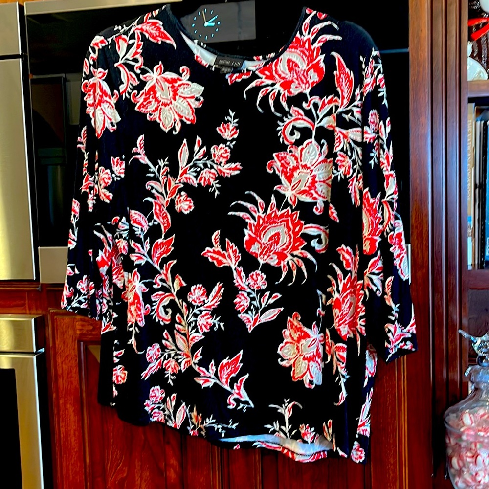 J Jill blouse XL 3/4 sleeve